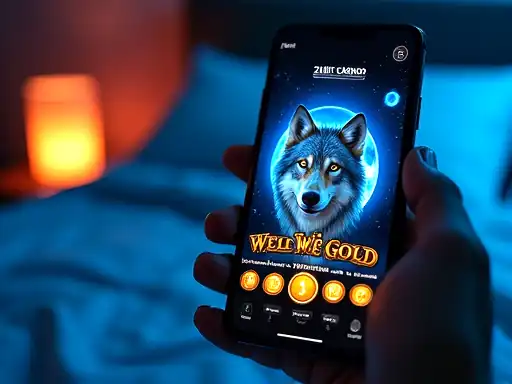 Wolf Gold pokie artwork at Syndicate Casino
