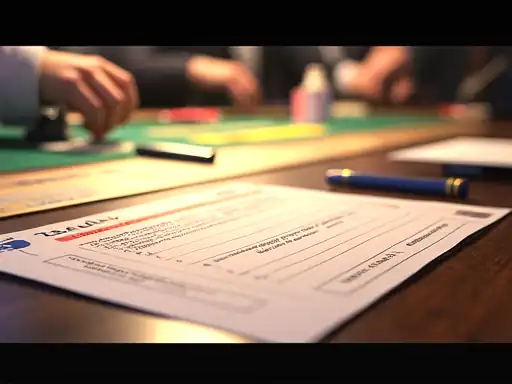 Session planning notebook with bankroll scenarios and casino strategy notes