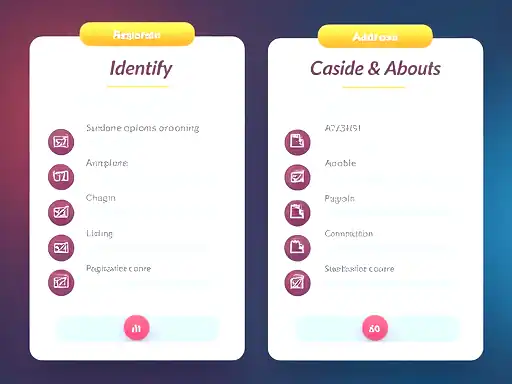 Step-by-step account setup flow for online casino registration